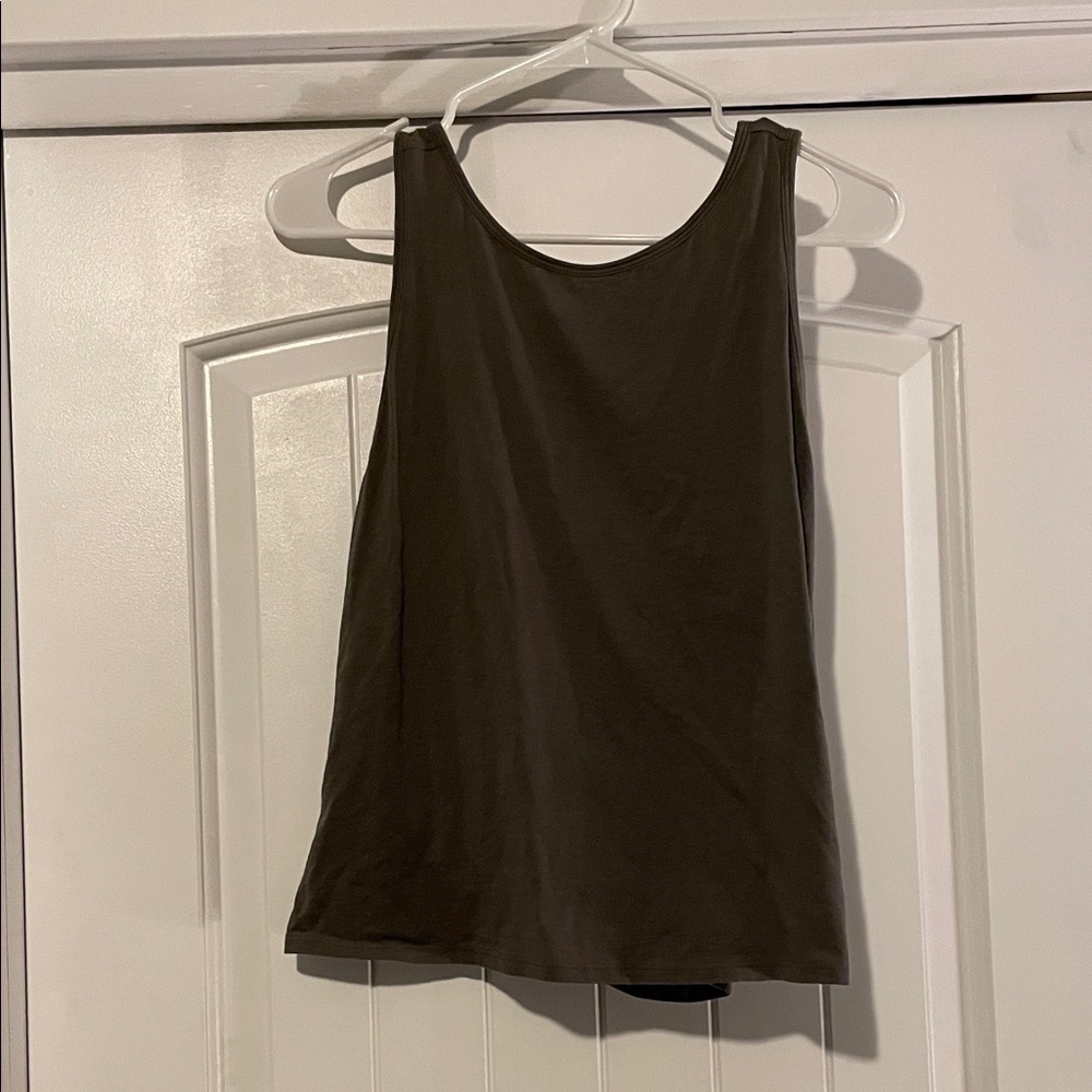 lululemon athletica Dark Olive Tank Top